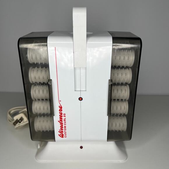 Windmere Custom Curl 20 Vtg Hot Rollers Clips New w/o Box Tested cosmetic flaw
